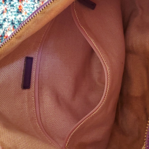 Dooney & Bourke Luna Hobo Bag Purse Purple Leather - Picture 4 of 8